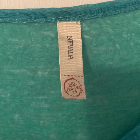 Teal green Nevada shirt - Picture 3 of 4